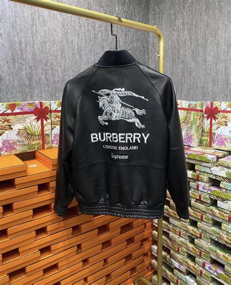 supreme x burberry price list|Burberry x supreme jacket.